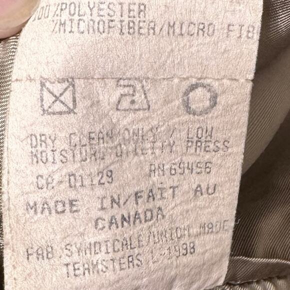 Vintage Brandini for Filene’s Olive Green 3 Button Blazer Jacket 40S - Picture 10 of 11